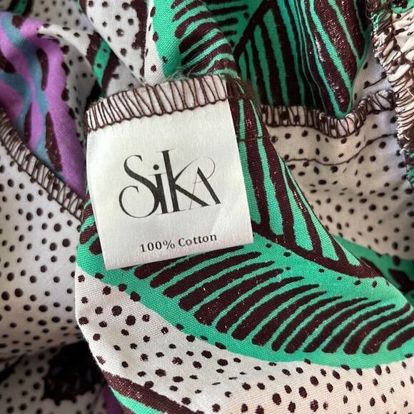 Sika Off the Shoulder Floral Printed Ruffle Maxi Dress Size 00 - Picture 13 of 14